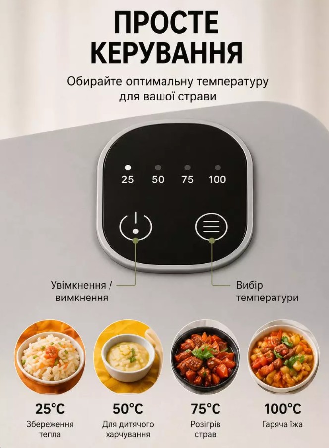 Сенсорне керування температурою